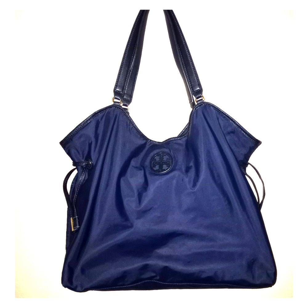 TORY BURCH SLOUCHY NYLON TOTE SHOULDER BAG